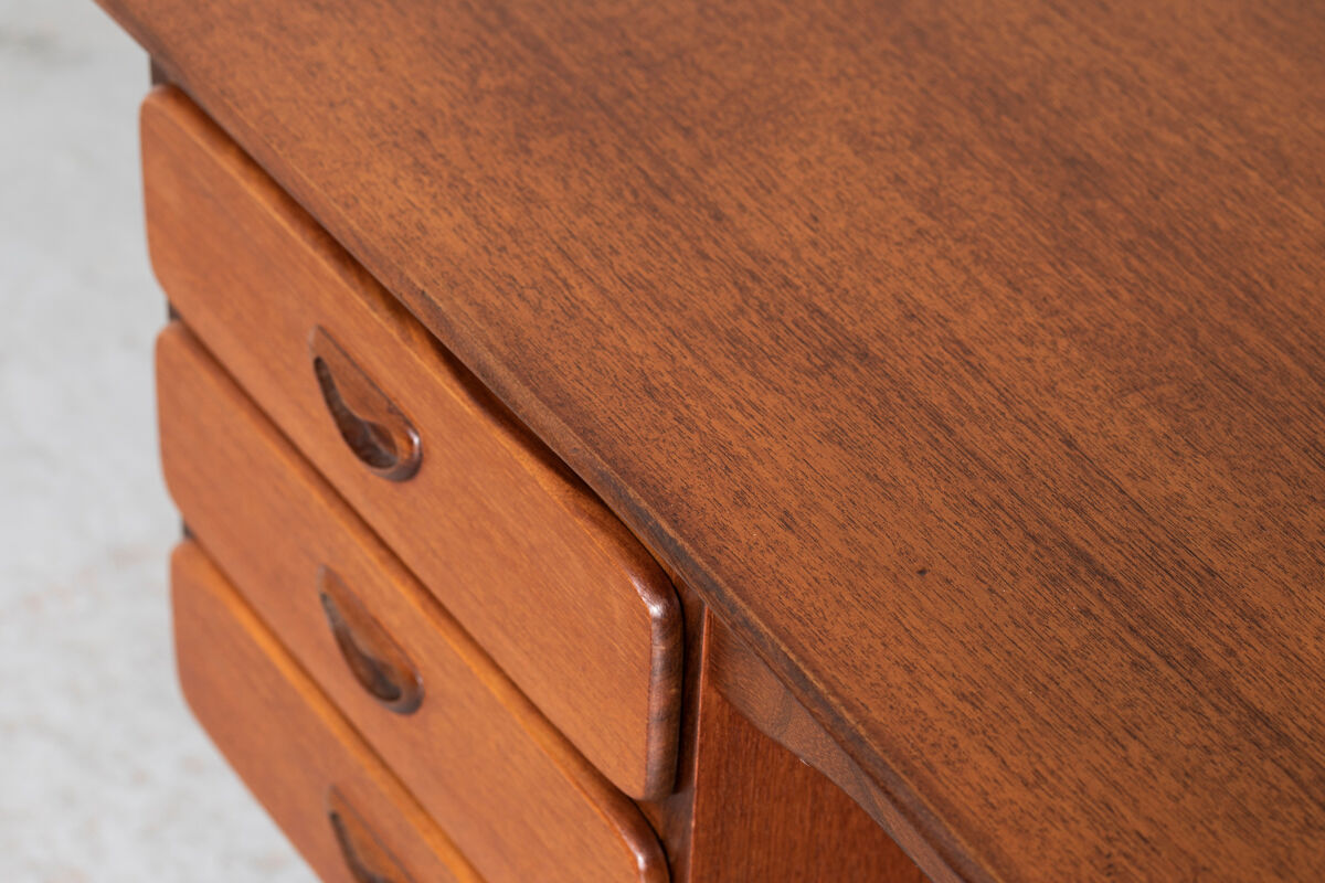 Bureau de Louis Van Teeffelen pour Wébé design hollandais, années 1950