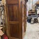 armoire noyer chapeau de gendarme