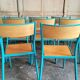 Lot de 13 chaises d'école adulte Mullca