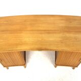 Scandinavian elm desk, Swedish Modern, Sweden, 1940