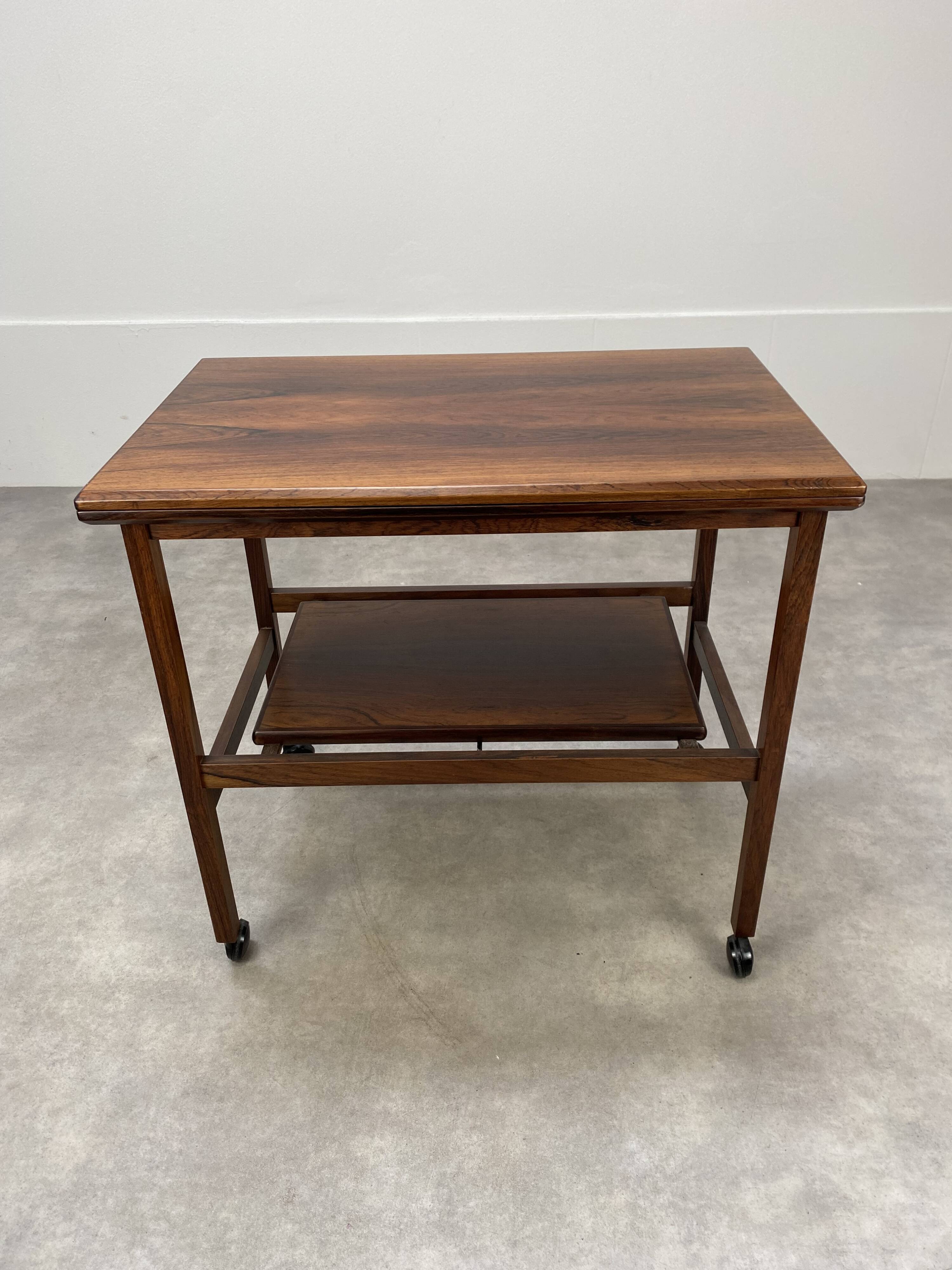 Scandinavian service arrebo mobler rosewood wallet tray