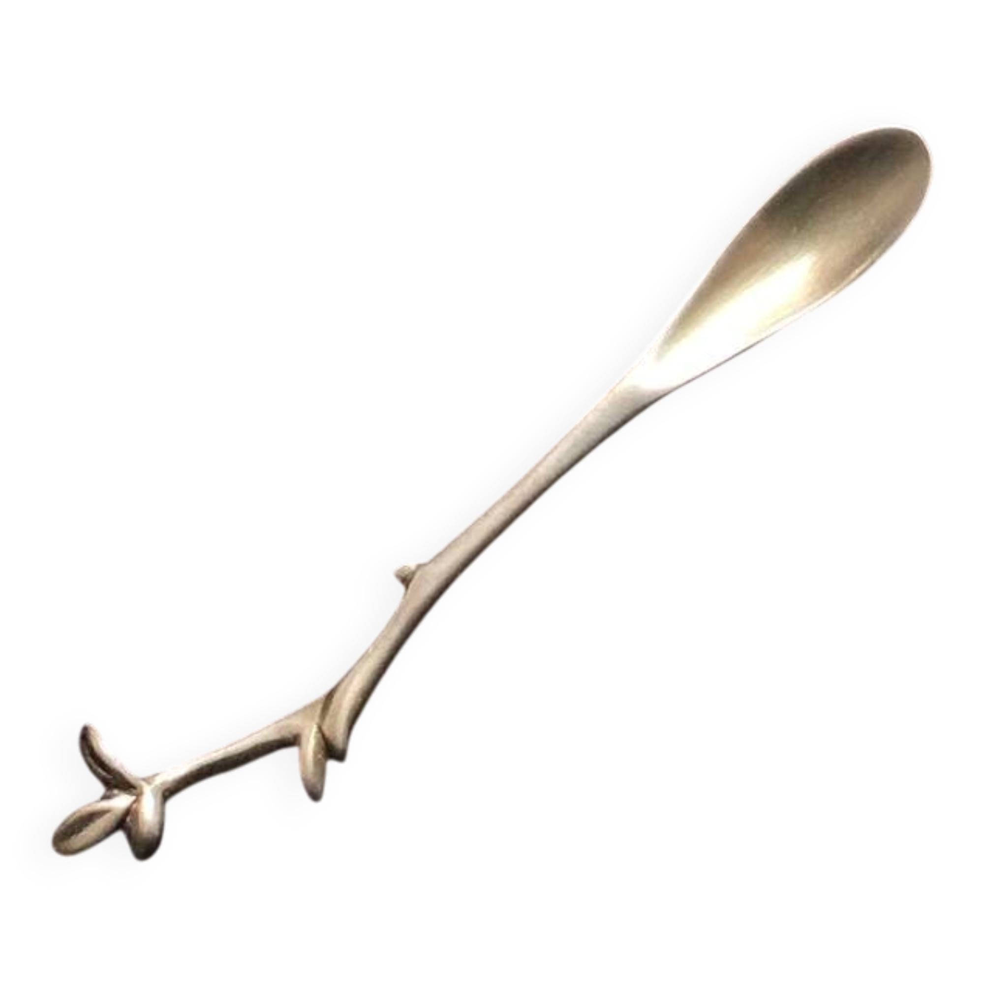11 cm sculpted fine salt tea spoon