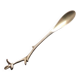 11 cm sculpted fine salt tea spoon