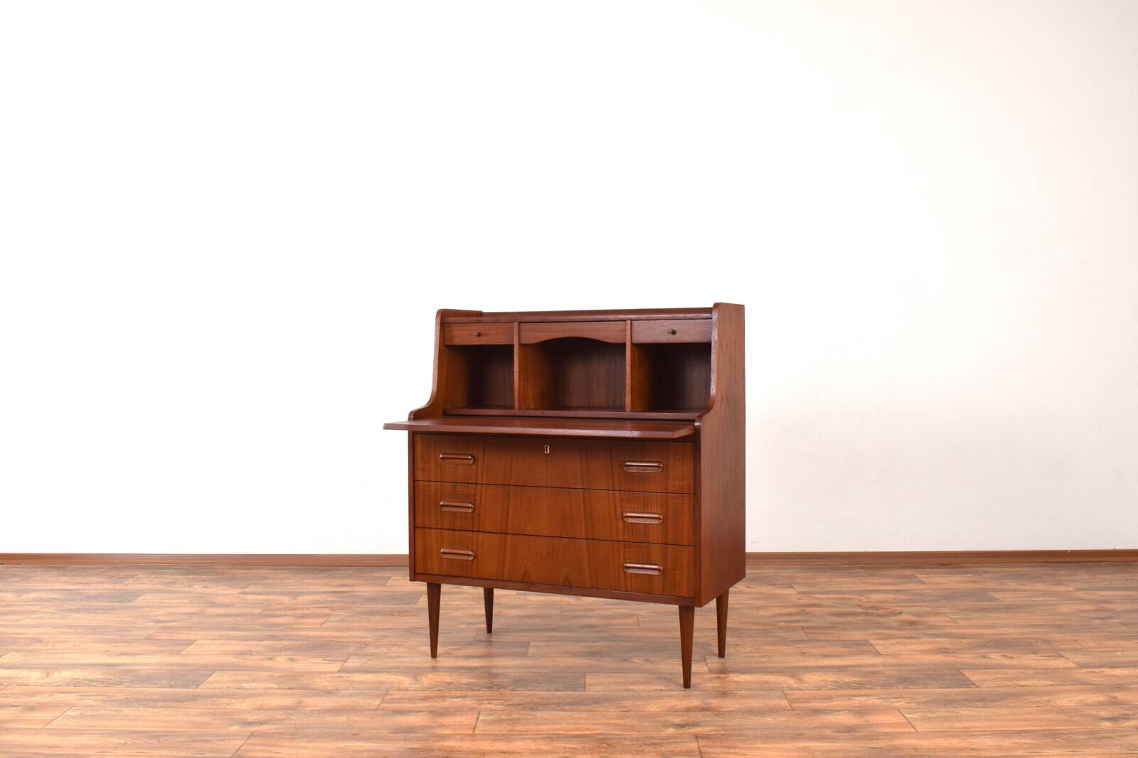 Mid-Century Danish Teak Secretary, 1960s.
