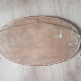 Miroir ovale art nouveau