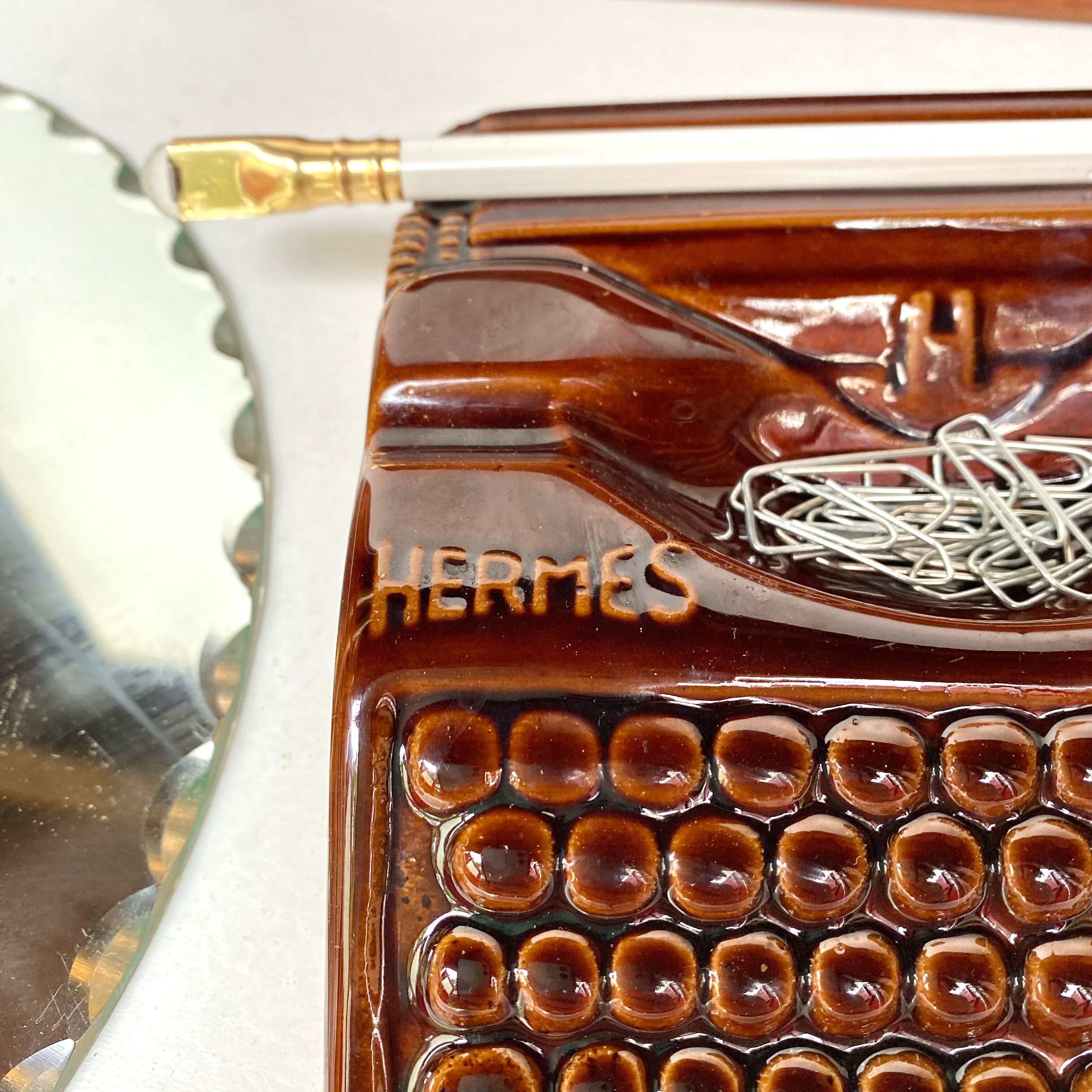 Hermès advertising ashtray