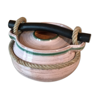 Soupière de la poterie des salins Circa 1960