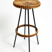 1960s bamboo bar stool by dirk van sliedregt for rohé noordwolde netherland
