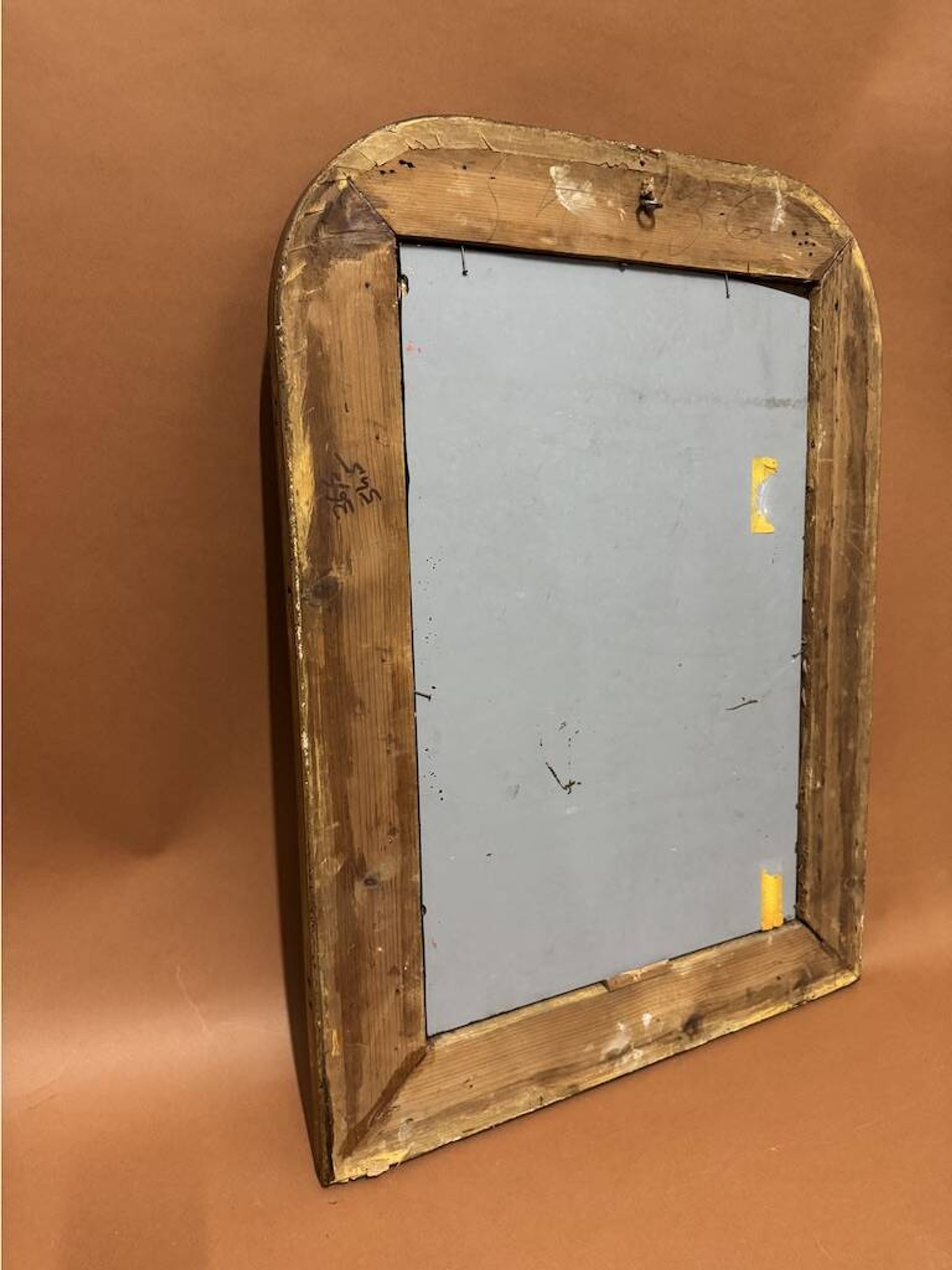 Napoleon III mirror in gold and silver