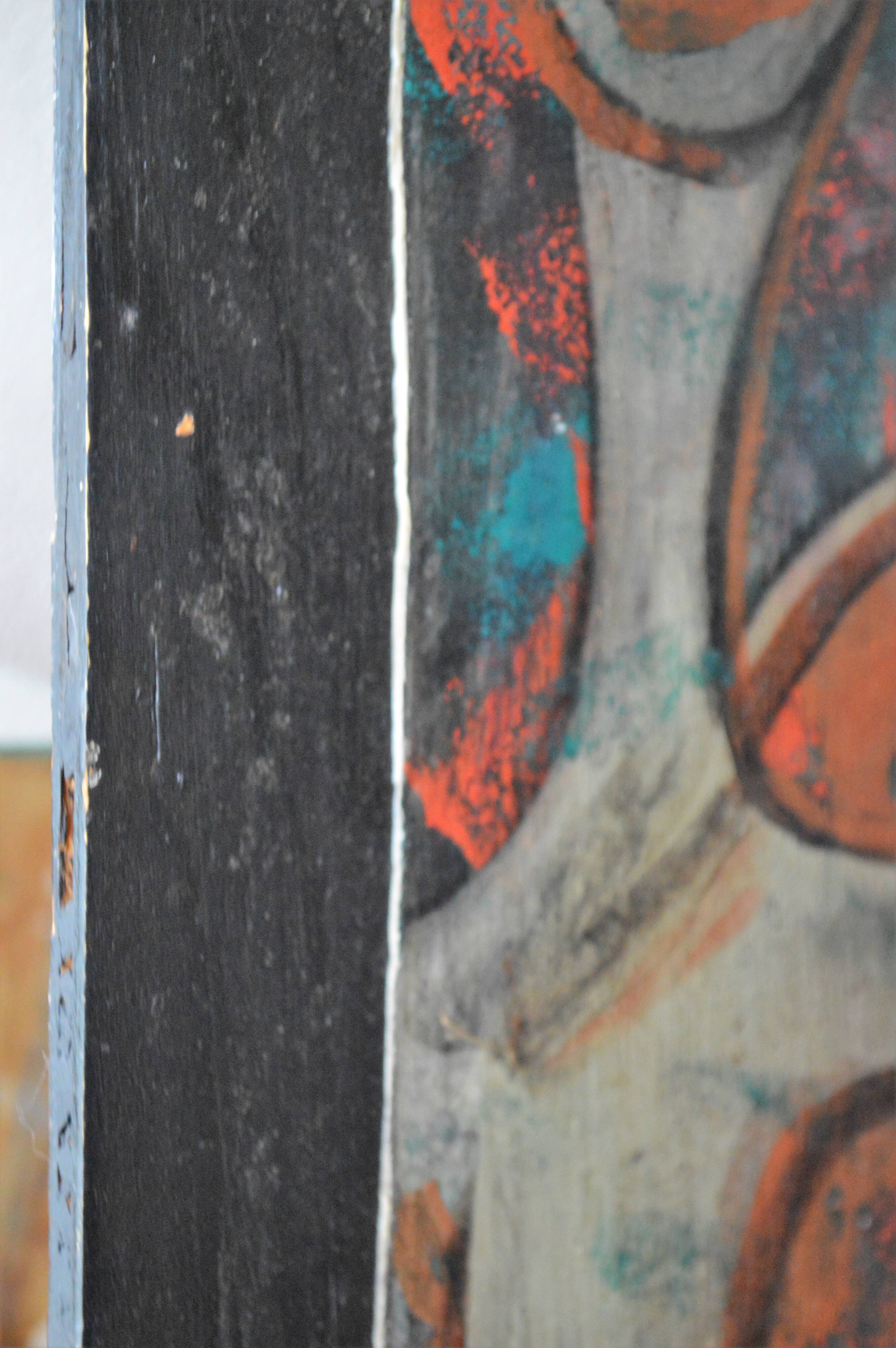 Painting on canvas german