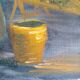 Original oil painting, Provençal market in Nice, France, Grether, 1948
