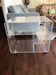 Meuble tv designer David Lange Plexiglas vintage