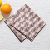 BHV - brown little vichy towel