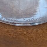 2 large glasses with cristal daum cognac (14cm)