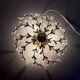 Flush mount Flower Design in crystal glass and gilded metal, 1980s, Germany