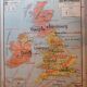 Carte scolaire Vidal Lablache n°28 Iles Britanniques