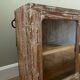 Vitrine ancienne birmane en teck
