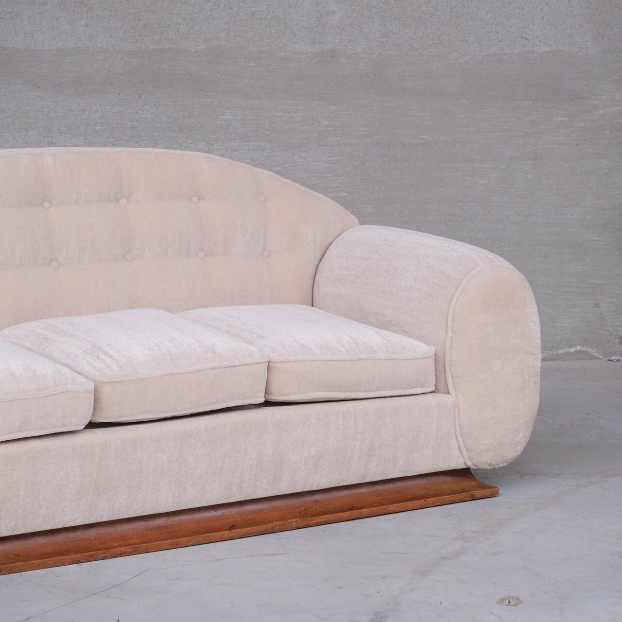 Mid-Century French 'Elephant' Sofa by René Drouet