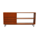 Sideboard bookcase with feet metal, 1960