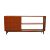 Sideboard bookcase with feet metal, 1960