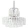 Superb glass tube chandelier from Murano by Doria, Germany, 1960s.