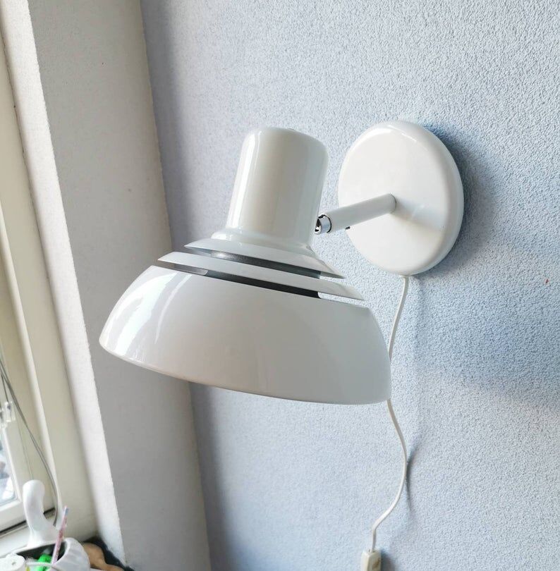 Vintage white metal applique, 1980s