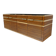Mid-century Modern Italian Brass and Teak Sideboard, 1970s