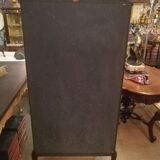 Louis XV style display case in mahogany and bronze