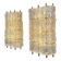 Pair of frosted glass wall sconces by Barovier & Toso, Italy, 1960s