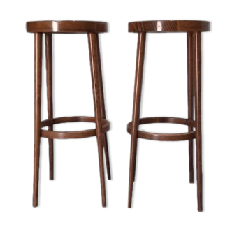 Suite of 2 baumann stools from 1950