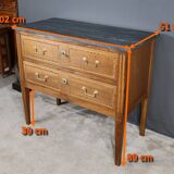 Petite commode régionale en noyer, style louis xvi – début xixe