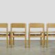 Vintage “Trybo” dining chairs by EDVIN HELSETH, Norway 1960s