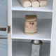 Vintage white metal medicine cabinet