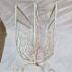 White wrought iron magazine holder