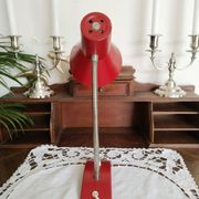 Red and gold cocotte lamp, flexible, 1950s