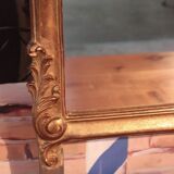 Mirror Louis XV style gilded wooden XX