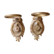 Lot de porte verre en laiton