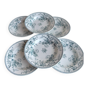 Assiettes Gien Fleurette - floral