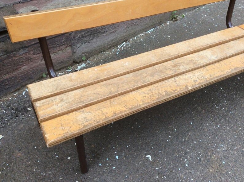 School School Children's Bench Mullca 1960