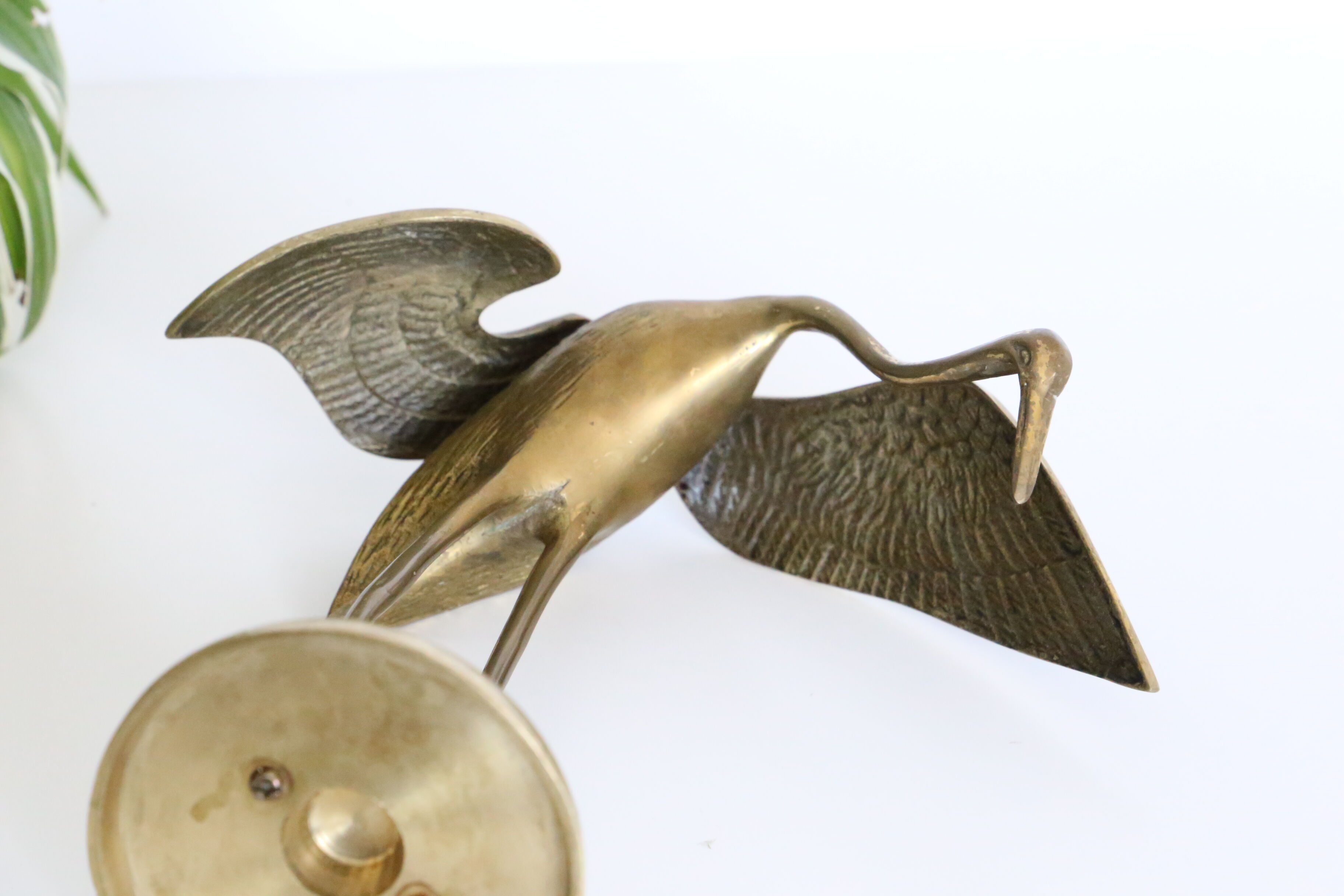 Brass stork
