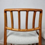 Lot de 4 chaises vintage Niels Otto Møller modèle n°83 1970