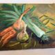 Tableau nature morte huile sur toile signée