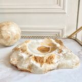 Xxl ashtray in alabaster