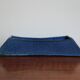 Large vintage ceramic bowl j. legros - modernist design blue spotted