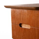 Scandinavian dressing table with mirror