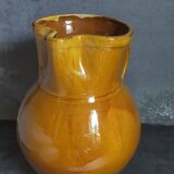 XXL pitcher vintage Provencal pottery from Salernes