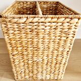 magazine holder in water hyacinth