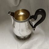 tea and coffee set 5 pieces in silver metal Gallia for Christofle model "Malmaison"