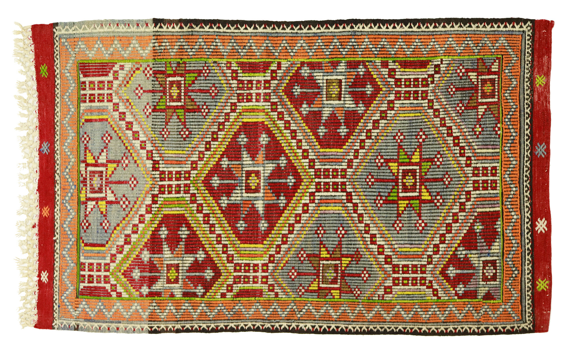 Anatolian handmade kilim rug 142 cm x 83 cm