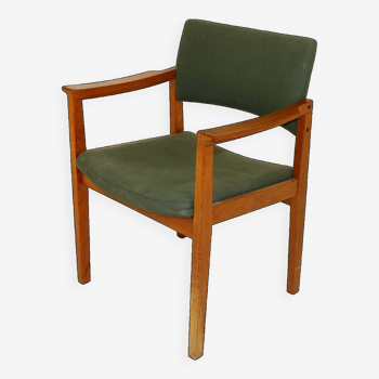 Scandinavian teak office armchair, Høng Stolefabrik, Denmark, 1960s